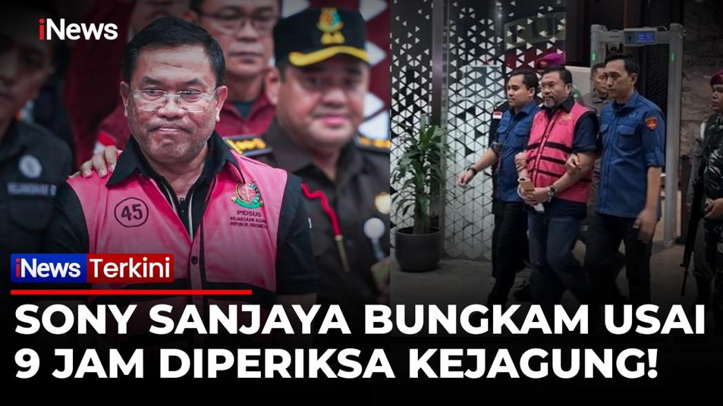 Pakai Rompi Pink Mantan Wakil Kepala BGN Sony Sonjaya Bungkam Usai Diperiksa Sembilan Jam