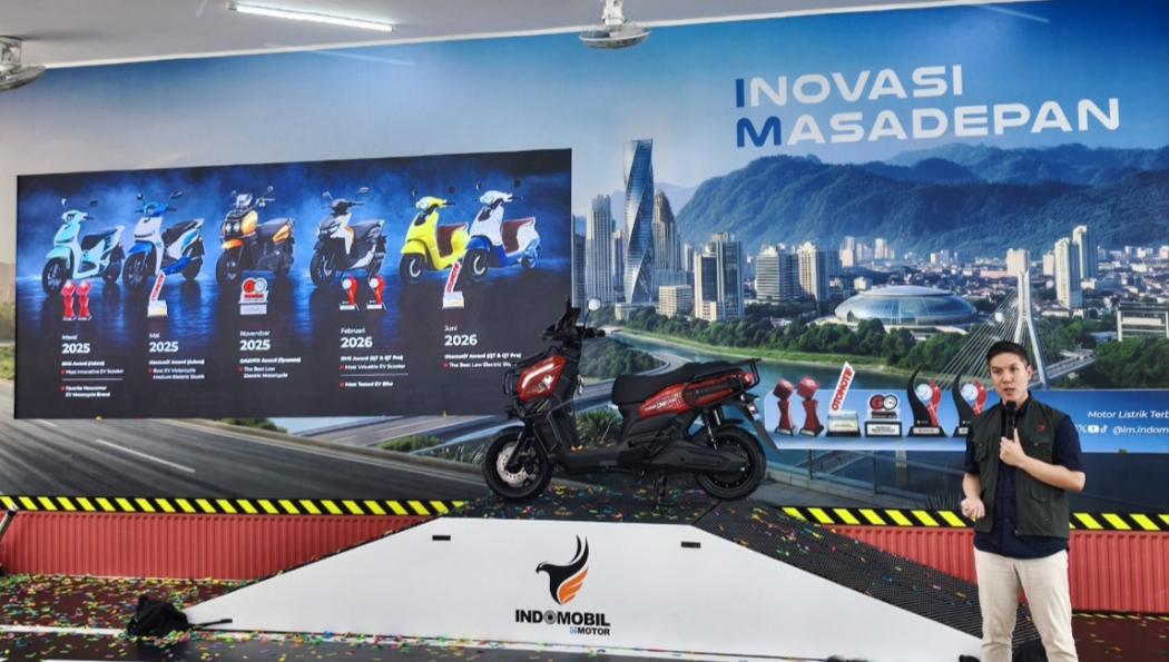 Motor Listrik Tyranno X Mengaspal di PRJ 2026, Jarak Tempuh Tembus 160 Km