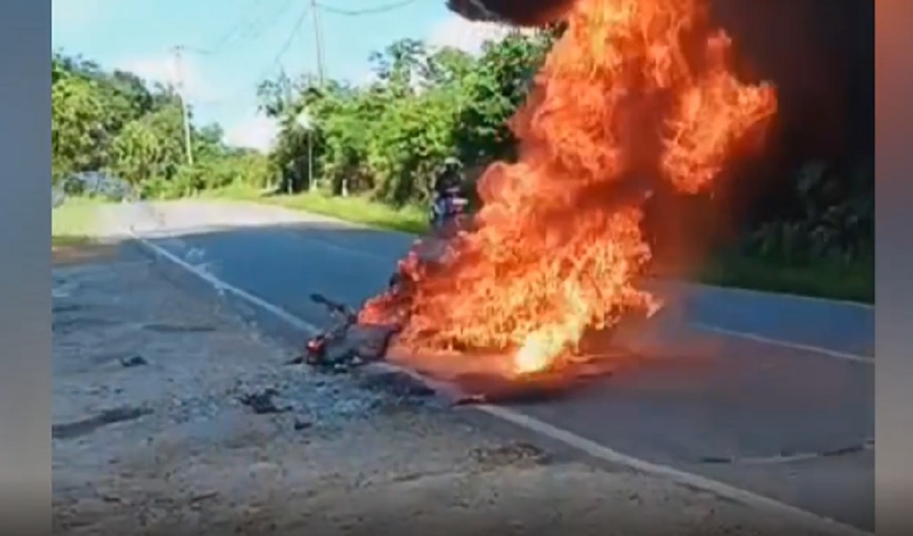 Kecelakaan Maut di Kutai Timur, 2 Pemotor Tewas Terbakar usai Adu Banteng