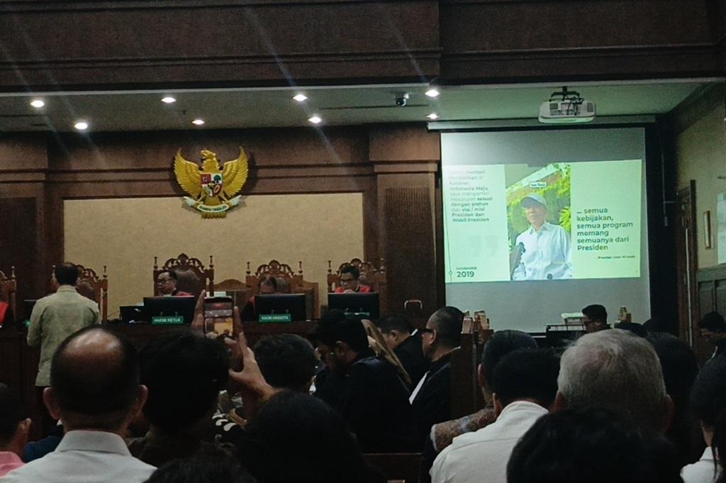 Nadiem Putar Video Jokowi di Sidang, Buktikan Kebijakannya Sesuai Arahan Presiden