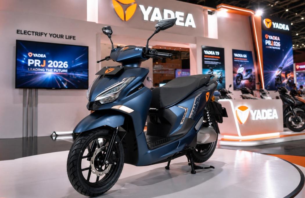Motor Listrik Ditunggangi Gibran saat Kunjungan ke Papua Mejeng di PRJ 2026