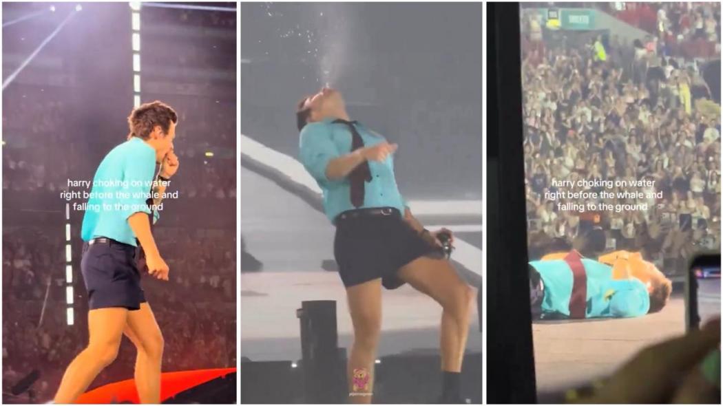 Video Viral Harry Styles Pingsan usai Tersedak di Tengah Konser, Fans Panik!