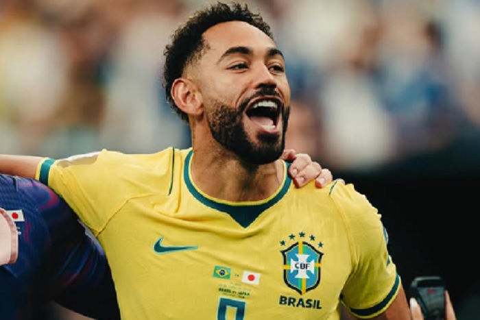 Brasil ke 16 Besar di Piala Dunia, Matheus Cunha Angkat Lima Jari Ejek Jepang
