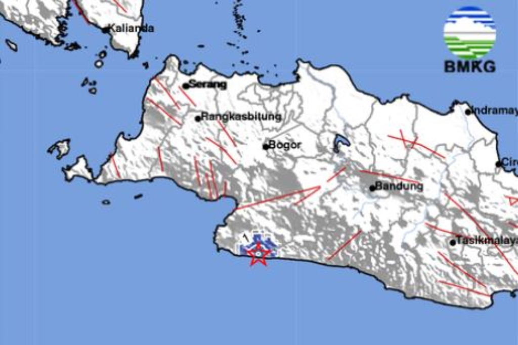 Gempa Hari Ini Magnitudo 3,2 Guncang Sukabumi, Terasa hingga Simpenan