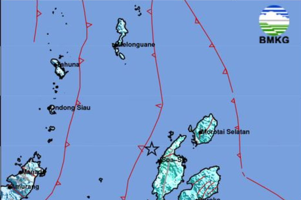 Gempa Besar Magnitudo 6,2 di Pulau Doi Maluku Utara, Ini Analisis BMKG