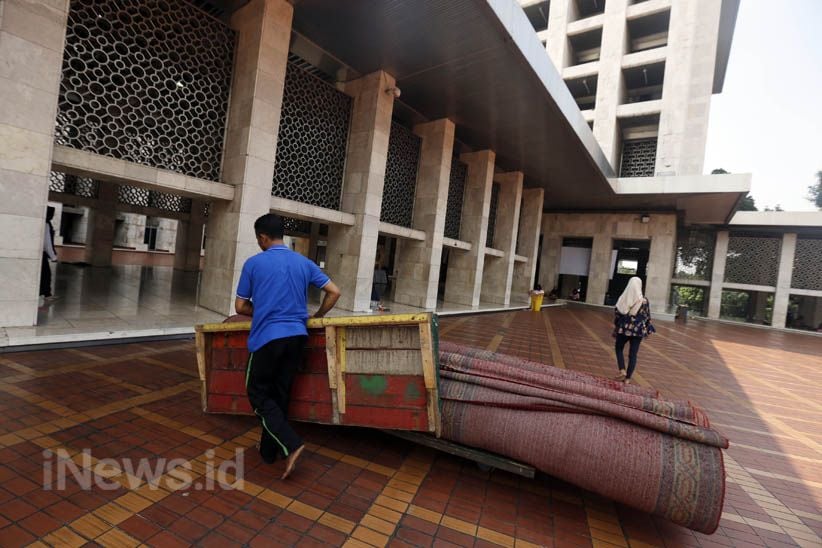 Masjid Istiqlal Tiadakan Salat Jumat Selama 2 Pekan karena Wabah Korona