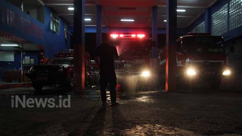 BKPM, Kejaksaan Agung dan Polda Metro Jaya Disemprot Disinfektan