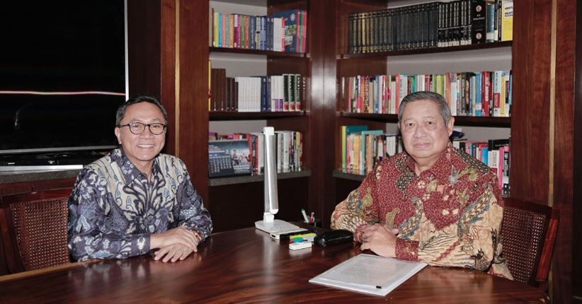 AHY Tak Tampak saat Zulkifli Hasan Bertemu SBY, ke Mana?