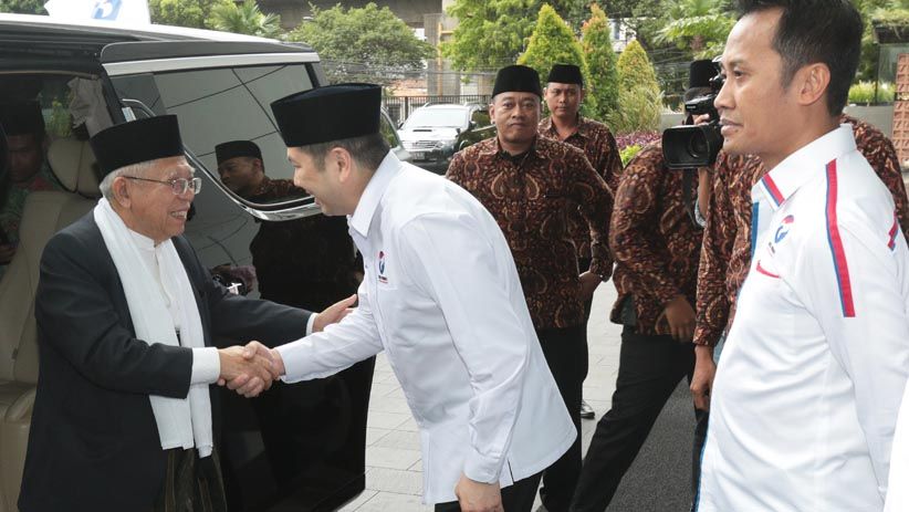 Ma'ruf Amin Merasa Lebih Muda dari Mahathir Mohammad