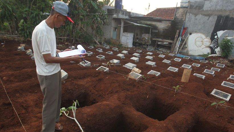TPU Kayu Manis Jadi Lokasi Pemakaman Korban Corona di Bogor