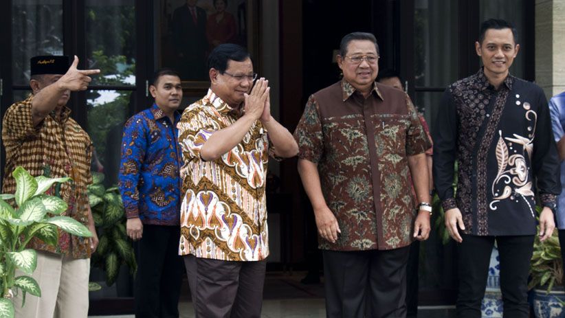 Bertemu SBY di Mega Kuningan, Prabowo Beri Salam Hormat