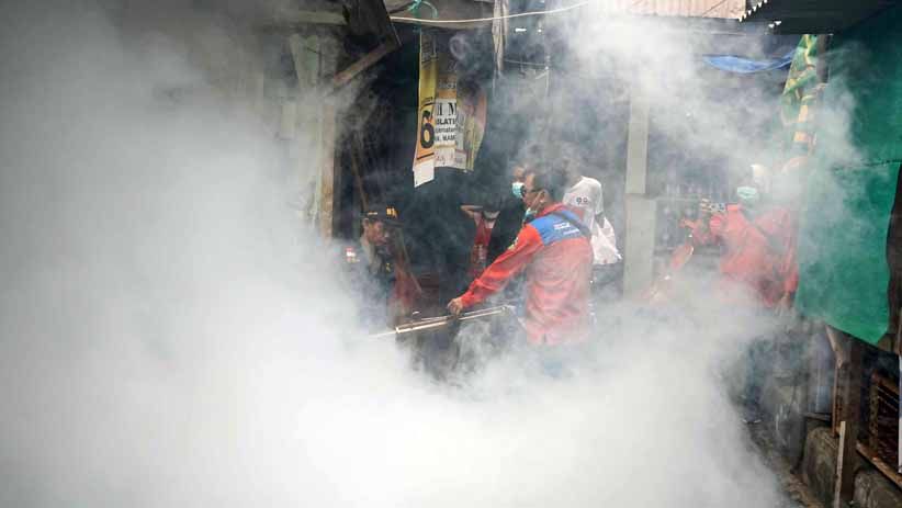 Perindo Fogging 15 RT di Kelurahan Manggarai Jaksel untuk Cegah DBD