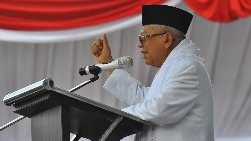Di Temanggung, Ma'ruf Amin Minta Masyarakat Tidak Takut Datang ke TPS