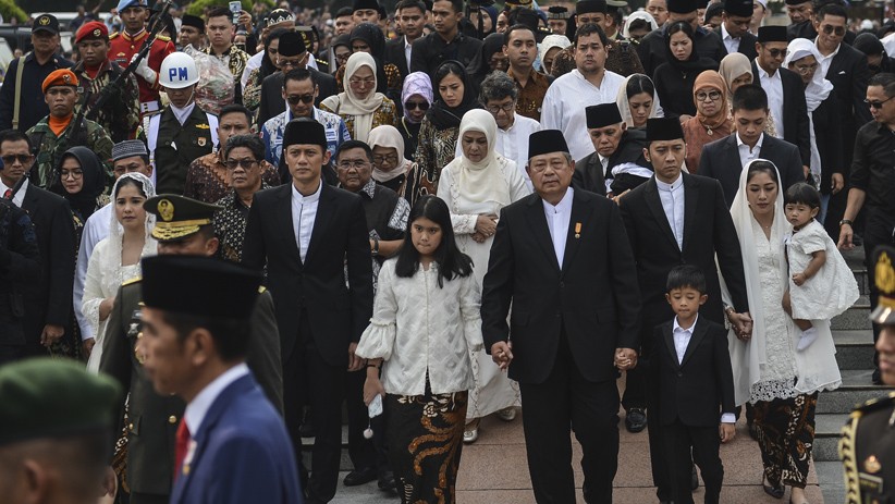 Pidato Lengkap AHY di Upacara Pemakaman Ani Yudhoyono
