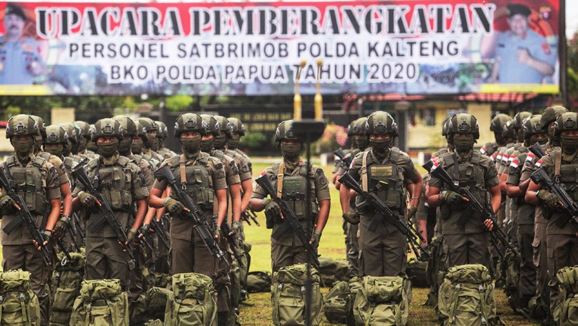 Kejar Teroris KKB Penembak Polisi, Polda Papua Kirim 1 Regu Brimob ke Oksamol