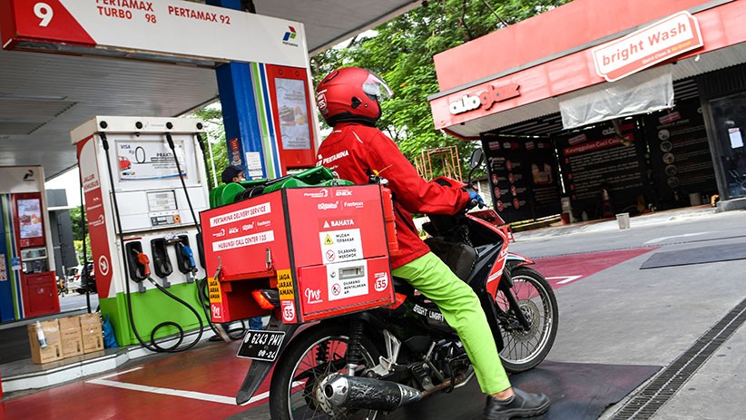 Khusus Ojek Online, Pertamina Berikan Diskon 50 Persen Tiap Beli BBM