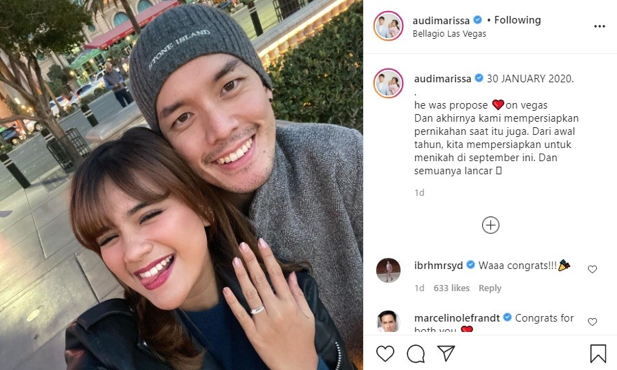 Reaksi Audi Marissa Diisukan Pindah Agama Setelah Menikah Dengan Anthony Xie