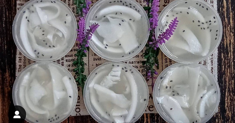 Segarnya Puding Kelapa Muda, Berkhasiat untuk Kesehatan Tubuh