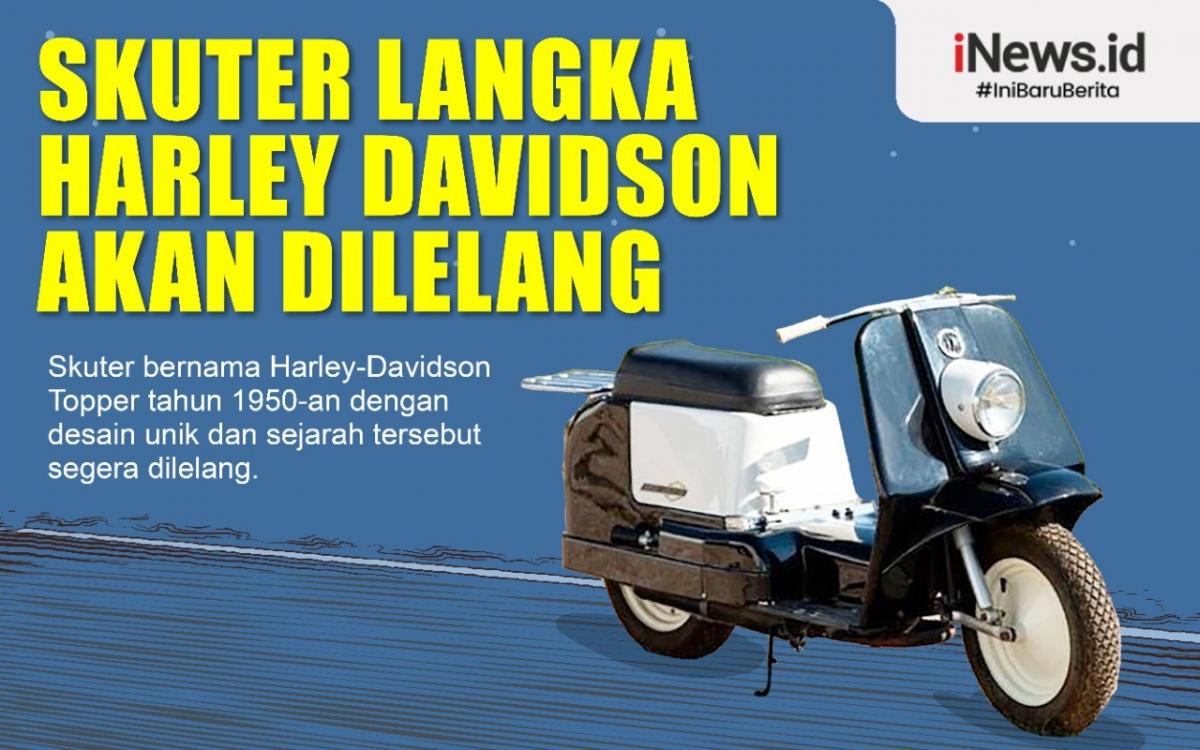 Infografis Skuter Langka Harley Davidson Akan Dilelang