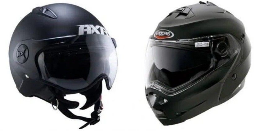 Helm half shop full face
