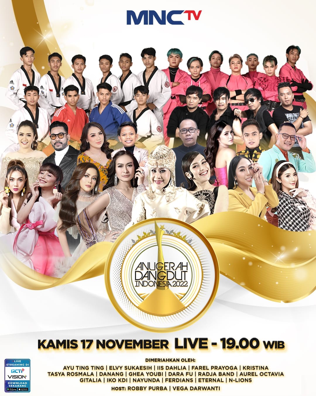 Malam Ini Saksikan Malam Penghargaan Anugerah Dangdut Indonesia