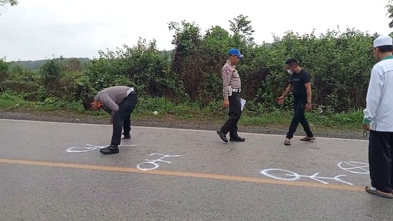 Kecelakaan Tunggal di Tampang, Pria 49 Tahun Terluka Parah Setelah Terlempar dari Motor