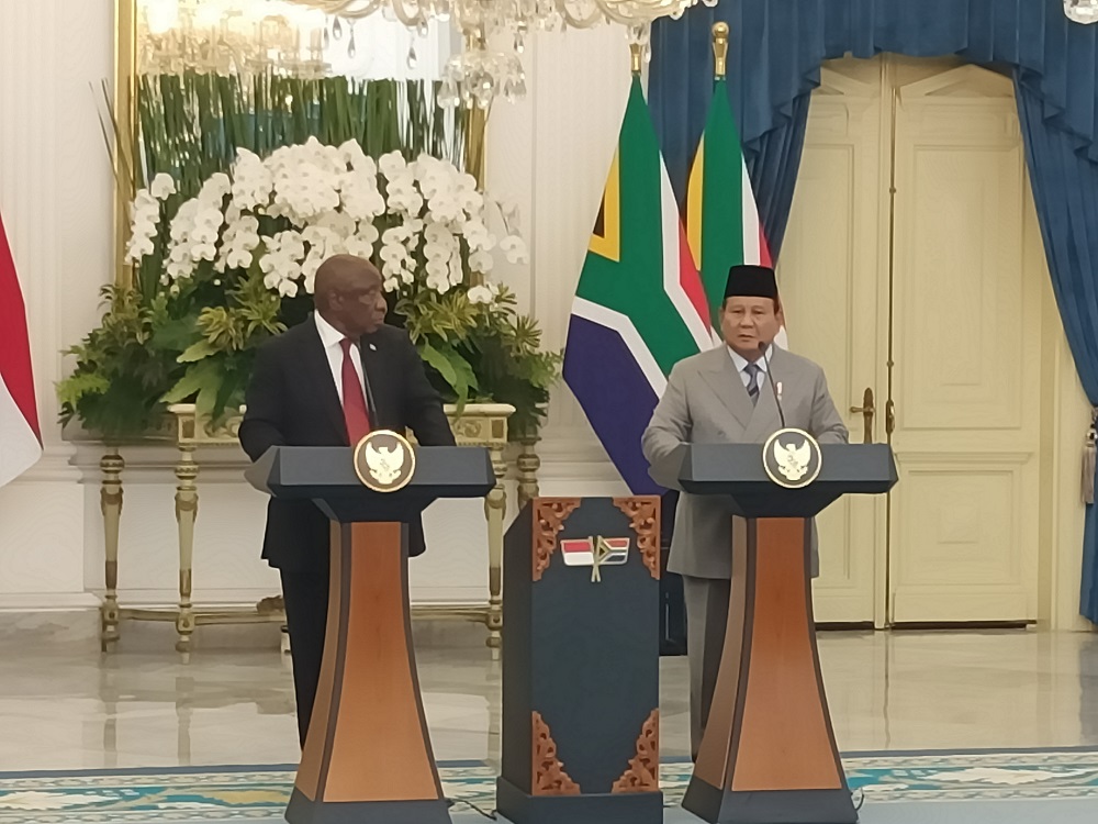 Di Depan Presiden Afrika Selatan, Prabowo Janji Hadiri KTT G20 di Johannesburg Di Depan Presiden Afrika Selatan, Prabowo Janji Hadiri KTT G20 di Johannesburg