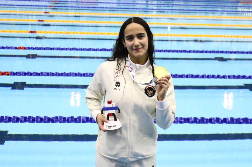 Profil Masniari Wolf, Ratu Renang Indonesia Raih Emas SEA Games Tiga Edisi  Beruntun