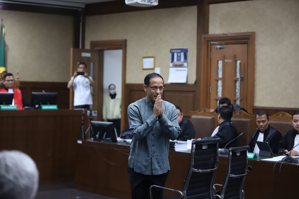 Hal yang Bikin Jaksa Tuntut Nadiem 18 Tahun Penjara: Raup Rp4,8 Triliun, Berbelit-belit Hal yang Bikin Jaksa Tuntut Nadiem 18 Tahun Penjara: Raup Rp4,8 Triliun, Berbelit-belit