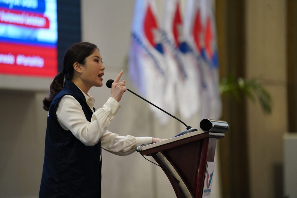 Angela Tanoesoedibjo ke Abdul Hayat Gani: Tularkan Energi Petarung ke Kader Partai Perindo Sulsel!