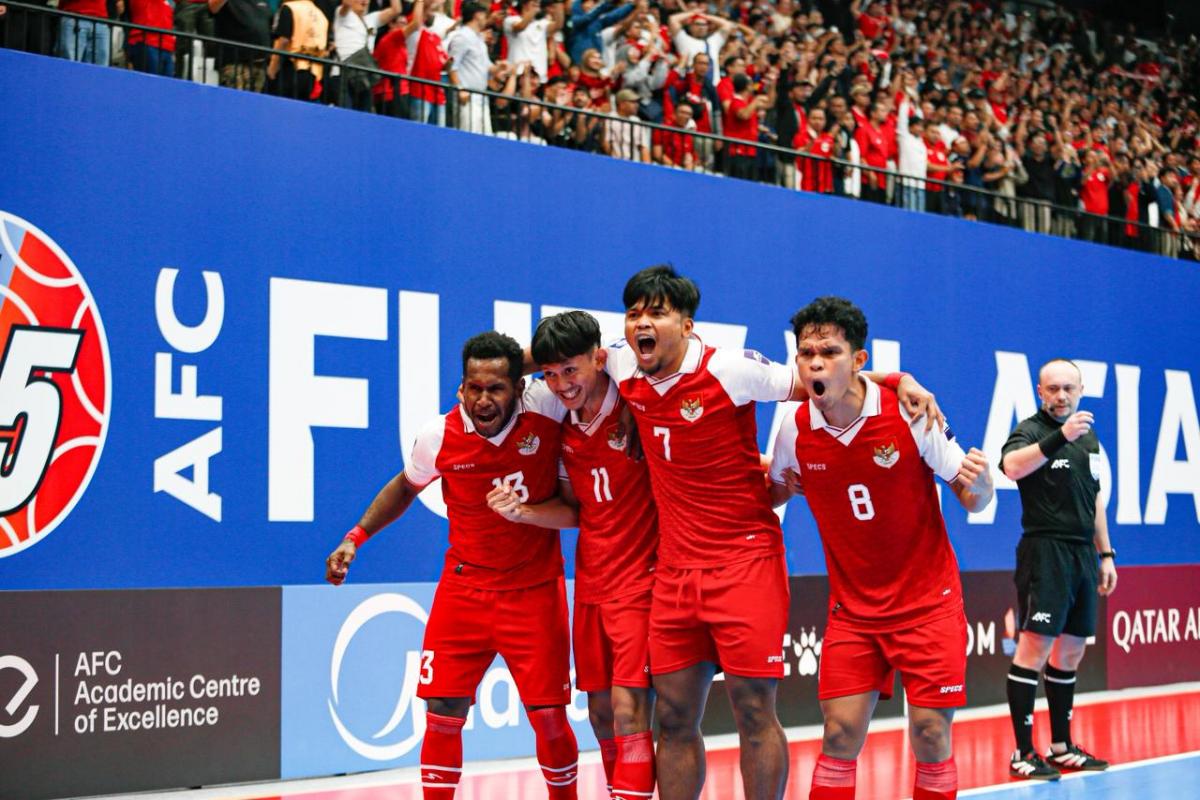 Gila! Timnas Futsal Indonesia Tumbangkan Jepang 5-3, Ukir Sejarah ke Final Piala Asia Futsal 2026 Gila! Timnas Futsal Indonesia Tumbangkan Jepang 5-3, Ukir Sejarah ke Final Piala Asia Futsal 2026