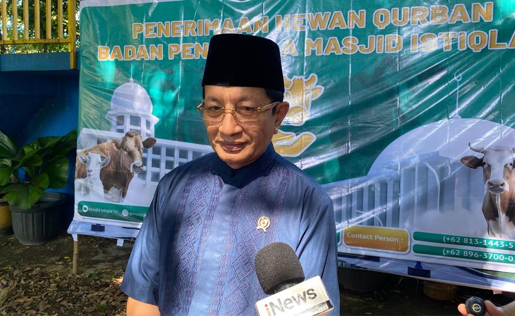 Nasarudin Umar Apresiasi Bantuan Kurban ke Masjid Istiqlal dari MNC Peduli, Pastikan Penyaluran Tepat Sasaran Nasarudin Umar Apresiasi Bantuan Kurban ke Masjid Istiqlal dari MNC Peduli, Pastikan Penyaluran Tepat Sasaran