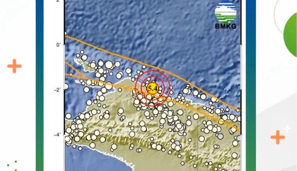 Gempa M5,4 Guncang Sarmi Papua Pagi Ini, Tak Berpotensi Tsunami Gempa M5,4 Guncang Sarmi Papua Pagi Ini, Tak Berpotensi Tsunami