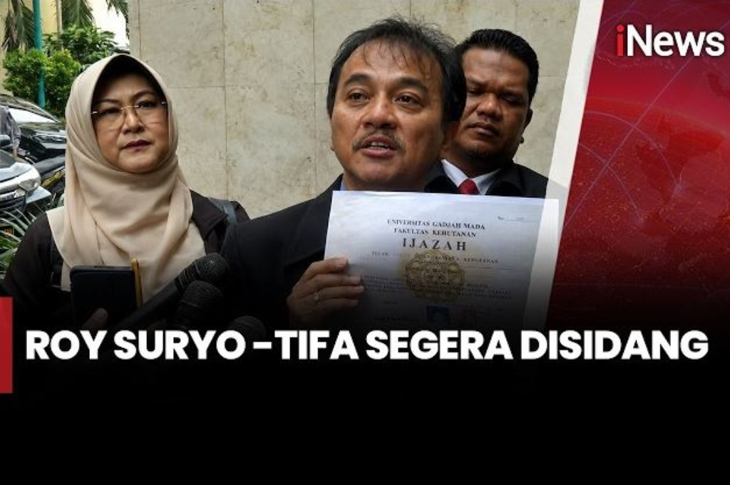 Roy Suryo dan Dokter Tifa Segera Disidang dalam Kasus Ijazah Jokowi