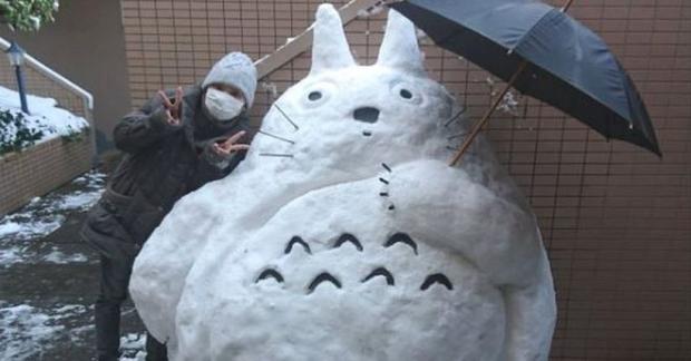 Dilanda Suhu Terdingin Ini Boneka Boneka Salju Menakjubkan Di Jepang