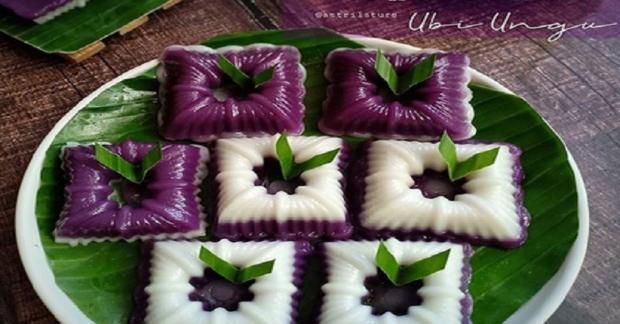 Kreasi Membuat Camilan Dari Ubi Ungu Enaknya Dibuat Kue Talam