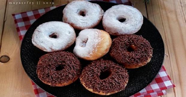 resep donat kampung dengan toping