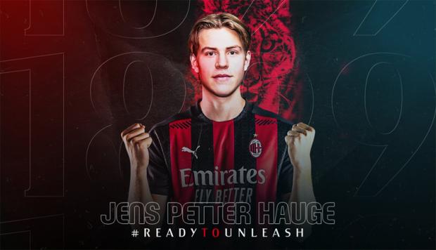 Resmi Ac Milan Kontrak Jens Petter Hauge Hingga 2025