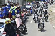 Bak Bikers Sejati, Ini Gaya Jokowi Touring dengan Chopper ke Sukabumi