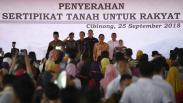 Presiden Jokowi Serahkan 7.000 Sertifikat Tanah untuk Masyarakat Bogor