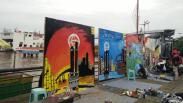 Keren, Lomba Mural FPL Pontianak Digelar di Tepi Sungai Kapuas