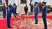 Momen 4 Perwira TNI-Polri Peraih Adhi Makayasa Dilantik Presiden Jokowi
