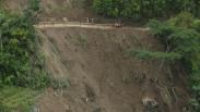 Jalan Desa di Kaki Gunung Merapi Rawan Longsor