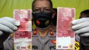 Polisi Amankan 2.459 Lembar Uang Palsu Pecahan Rp100.000 di Surabaya