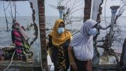 Rumah Warga Pekalongan Hancur akibat Abrasi