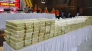 Penampakan 350 Kg Sabu dari Malaysia dan Timur Tengah Diamankan Polda Aceh