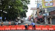 Cegah Kerumunan, Jalan dan Pertokoan Kota Tasikmalaya Ditutup