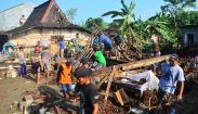 Angin Puting Beliung Terjang Desa Karanggeneng Grobogan, Satu Rumah Roboh