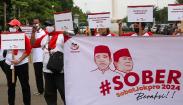 Aksi Dukung Jokowi 3 Periode, Berpasangan dengan Prabowo Calon Wakil Presiden