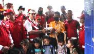 Pimpinan Relawan Siaga Kunjungi Desa Sumberwuluh yang Terdampak Parah Erupsi Gunung Semeru